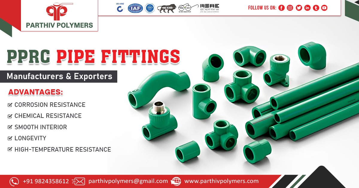 Supplier of PPRC Pipe Fittings In Hyderabad