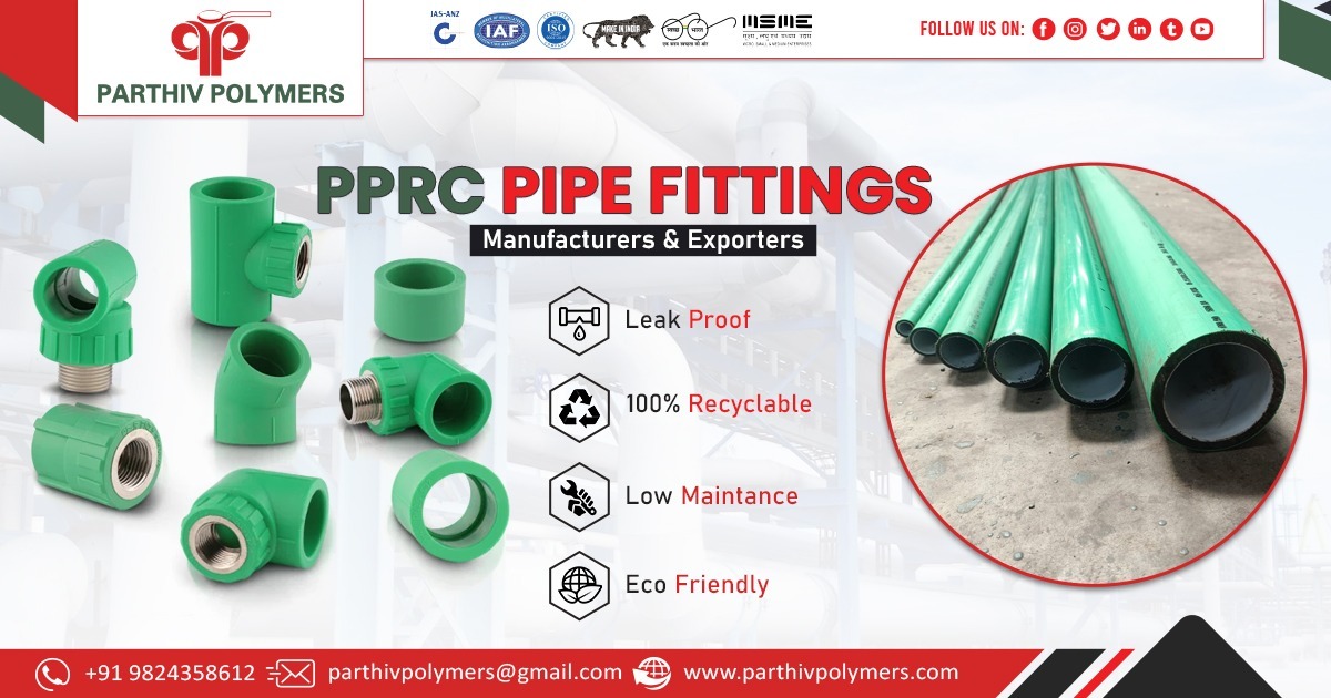 Supplier of PPRC Pipe Fitting in Jammu and Kashmir