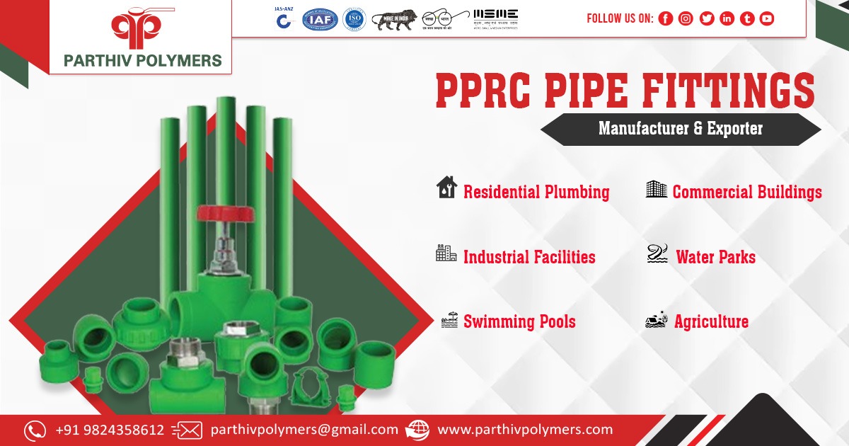 PPR Pipe Fittings Supplier in Vadodara