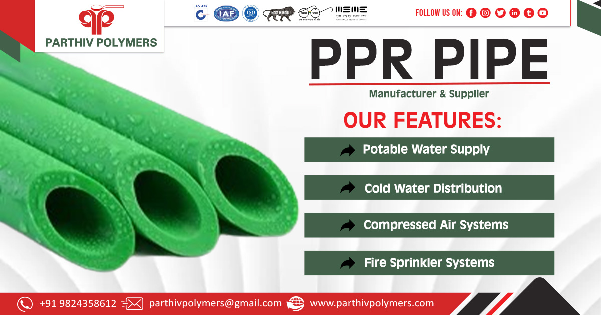 Supplier of PPR Pipe in Ludhiana
