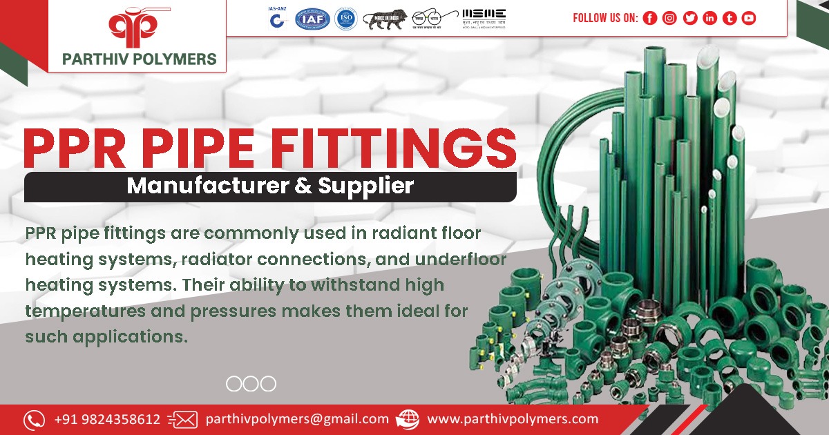 Supplier of PPR Pipe Fittings in Punjab
