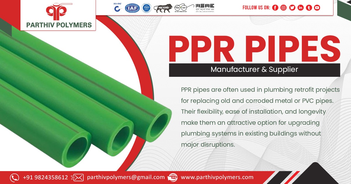 PPR Pipes Supplier in Mumbai