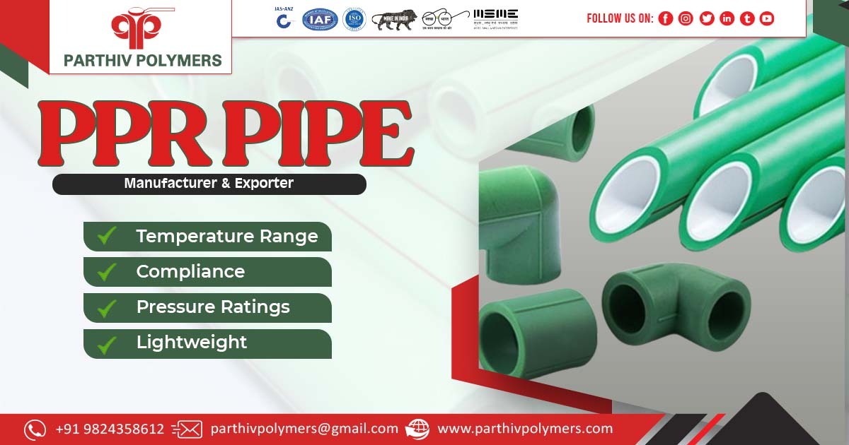 Supplier of PPR Pipe in Coimbatore