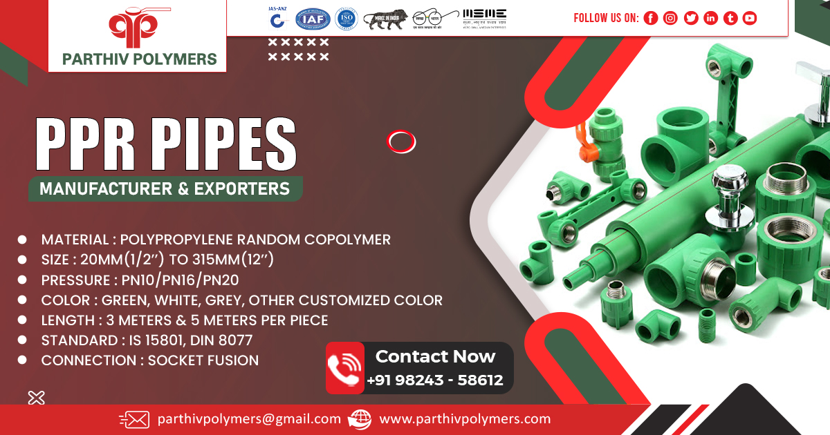 Supplier of PPR Pipe in Mumbai