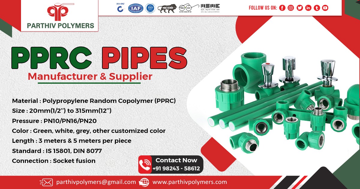 Supplier of PPR Pipes in Telangana