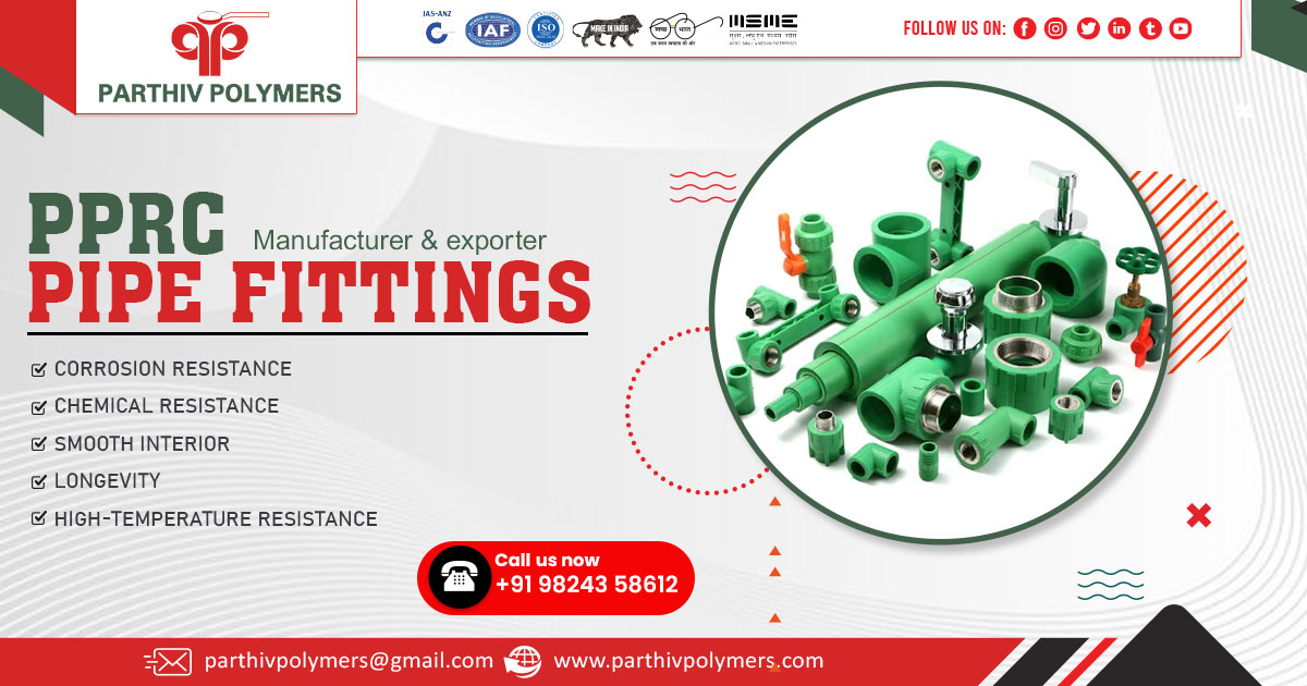 Supplier of PPRC Pipe Fittings in Andhra Pradesh