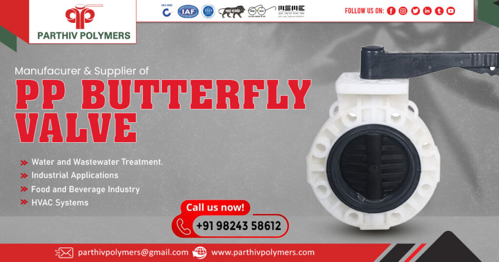 Supplier of PP Butterfly Valve in Andhra Pradesh