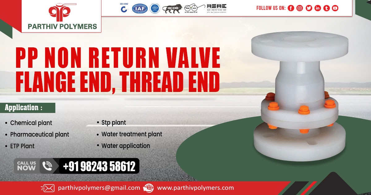 PP Non Return Valve Flange Eng Thread End in Tamil Nadu