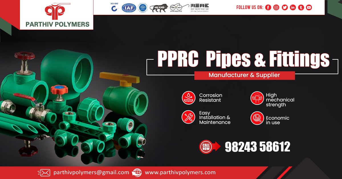 Supplier of PPRC Pipe and Fittings in Andhra Pradesh