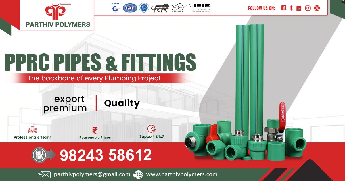 Supplier of PPRC Pipe and Fitting in Telangana