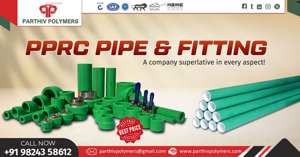 Supplier of PPRC Pipe and Fitting in West Bengal