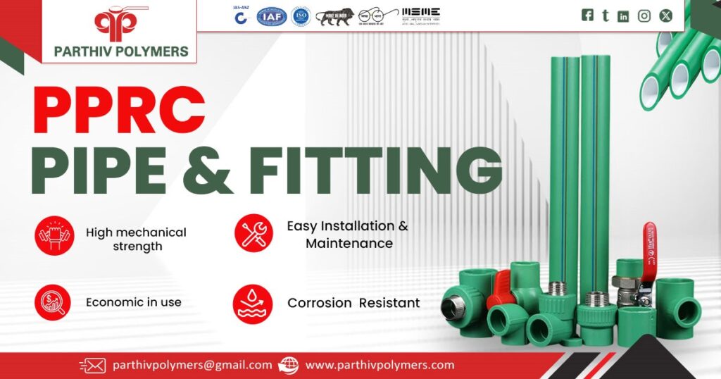 Manufacturer of PPRC Pipe and Fittings