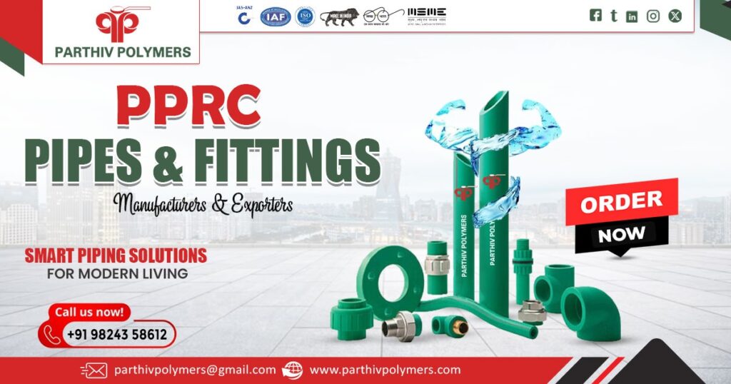 Reliable PPRC Pipe and Fitting Supplier in India