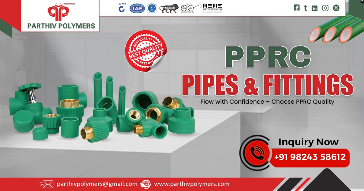 High Quality PPRC Pipe and Fitting in India
