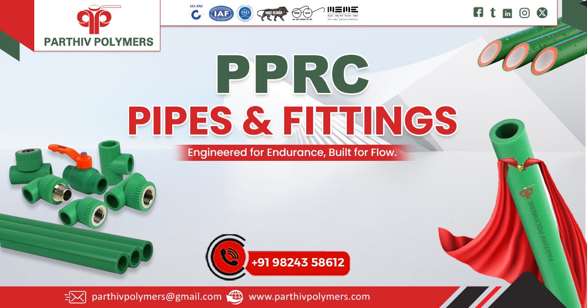 PPRC Pipes and Fittings Manufacturer, Supplier and Exporter in Gujarat