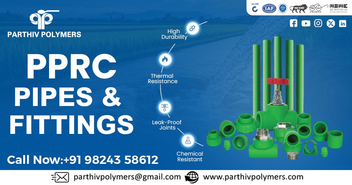 High Quality PPRC Pipes and Fittings Kerala