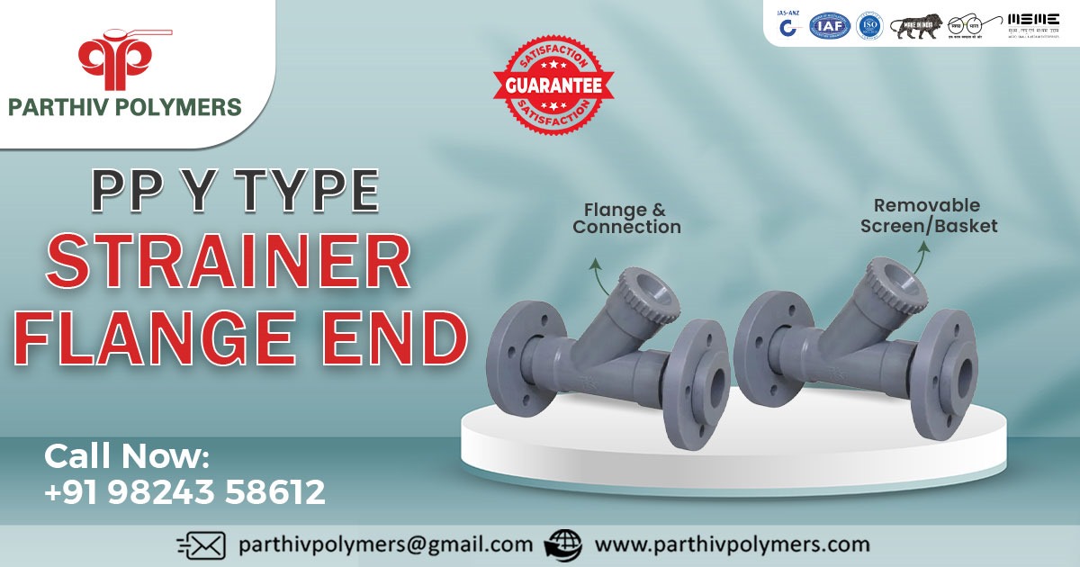 Premium PP Y Type Strainer Flange End In Andhra Pradesh