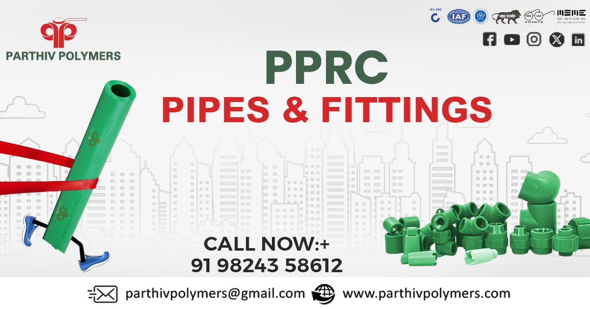 Best PPRC Pipe and Fitting for Residential plumbing