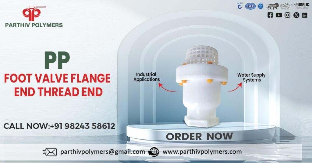 PP Foot Valve Flange End, Thread End in Karnataka