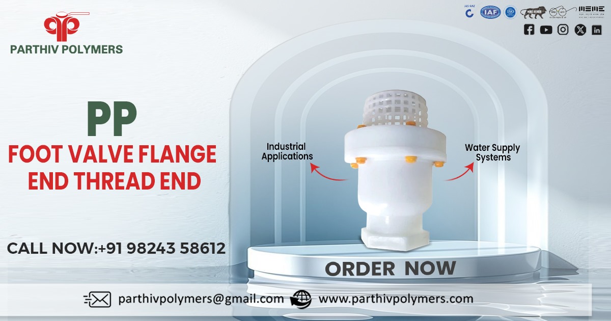 PP Foot Valve Flange End, Thread End in Karnataka