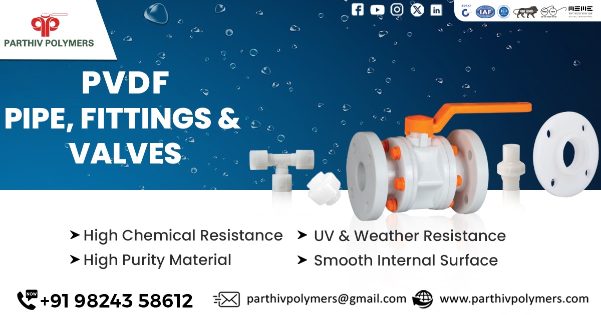 PVDF Pipe, Fitting and Valve in Rajasthan