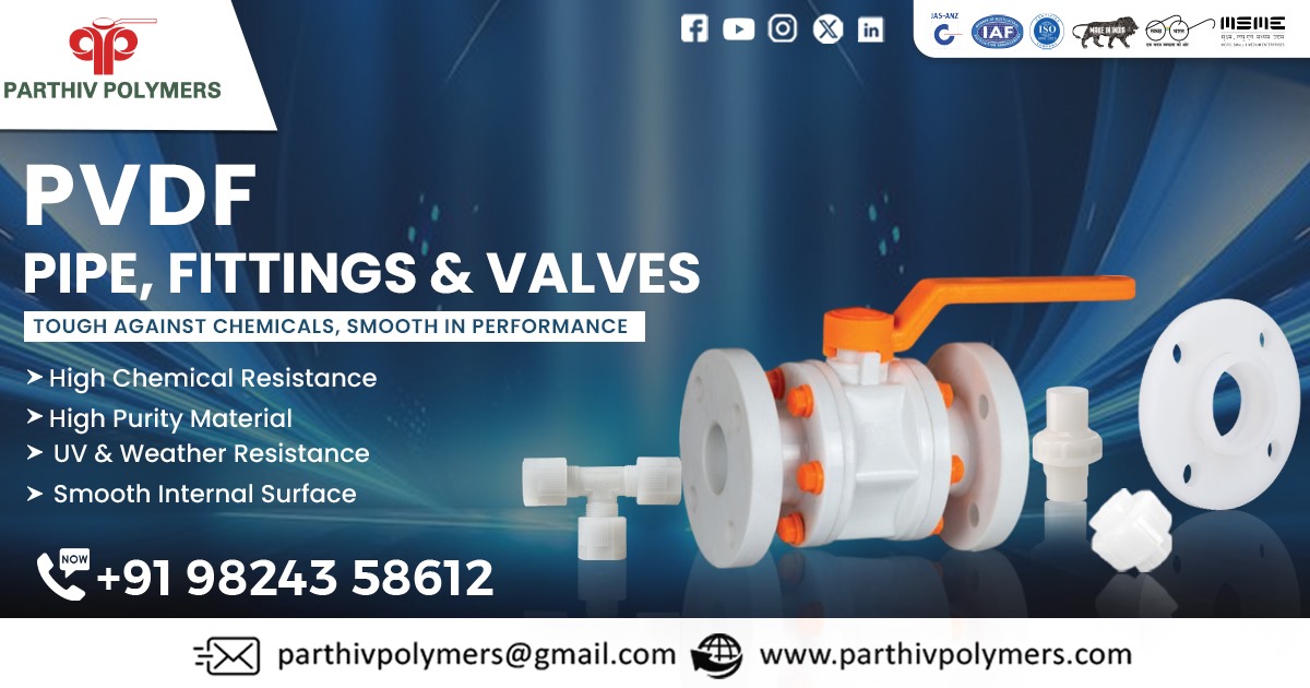 PVDF Pipe, Fitting and Valve in Karnataka
