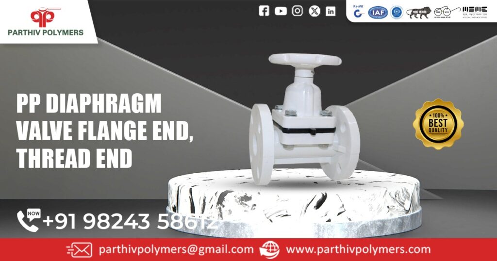 PP Diaphragm Valve Flange End and Thread End in Uttar Pradesh