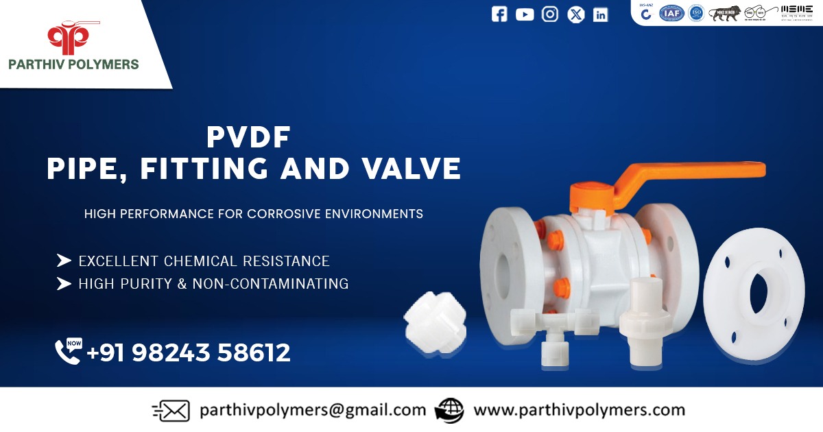 PVDF Pipe, Fitting and Valve in Uttar Pradesh