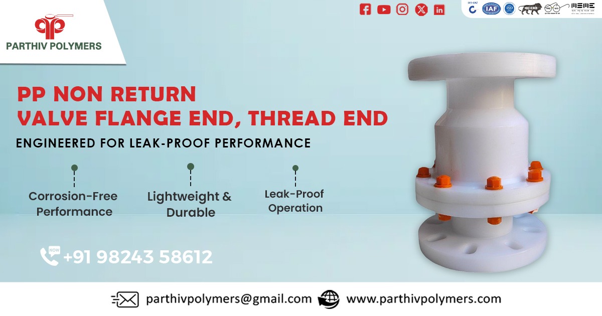 PP Non Return Valve Flange End, Thread End in Tamil Nadu