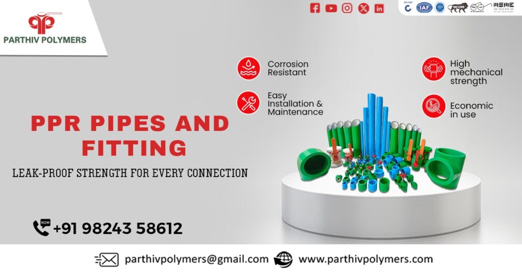 High Pressure PPR Pipes and Fitting for Industrial Use