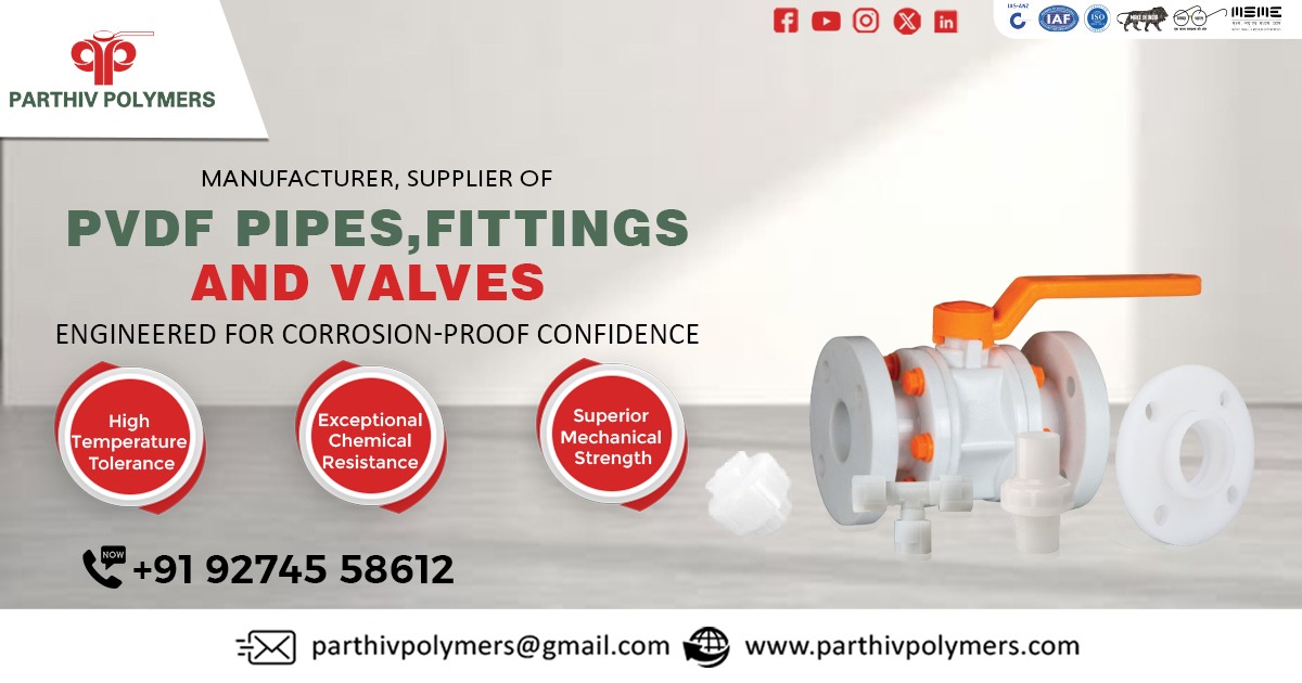 Supplier of PVDF Pipe Fitting and Valve in Jharkhand
