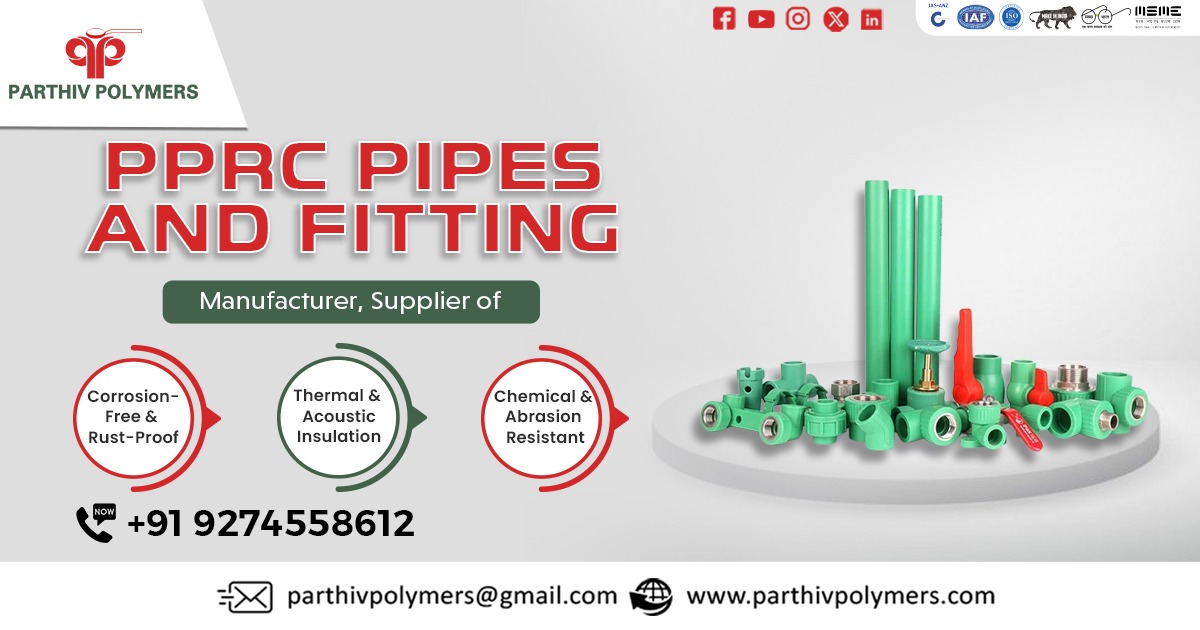 Reliable High Pressure PPR Pipe and Fitting in Assam