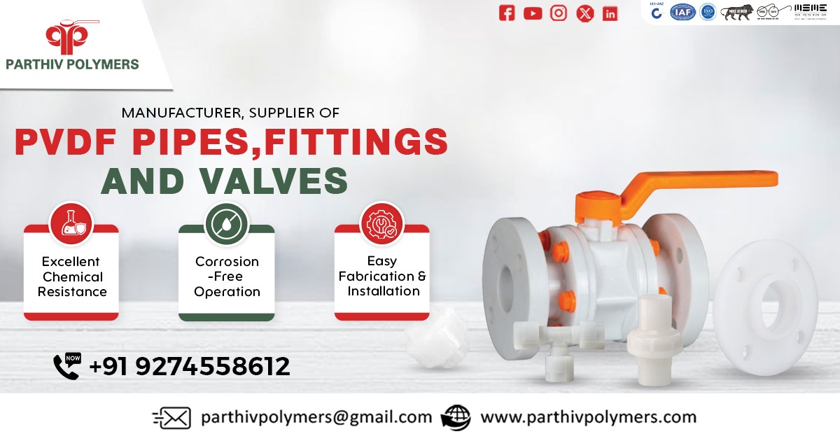 PVDF Pipe, Fitting and Valve in Uttarakhand
