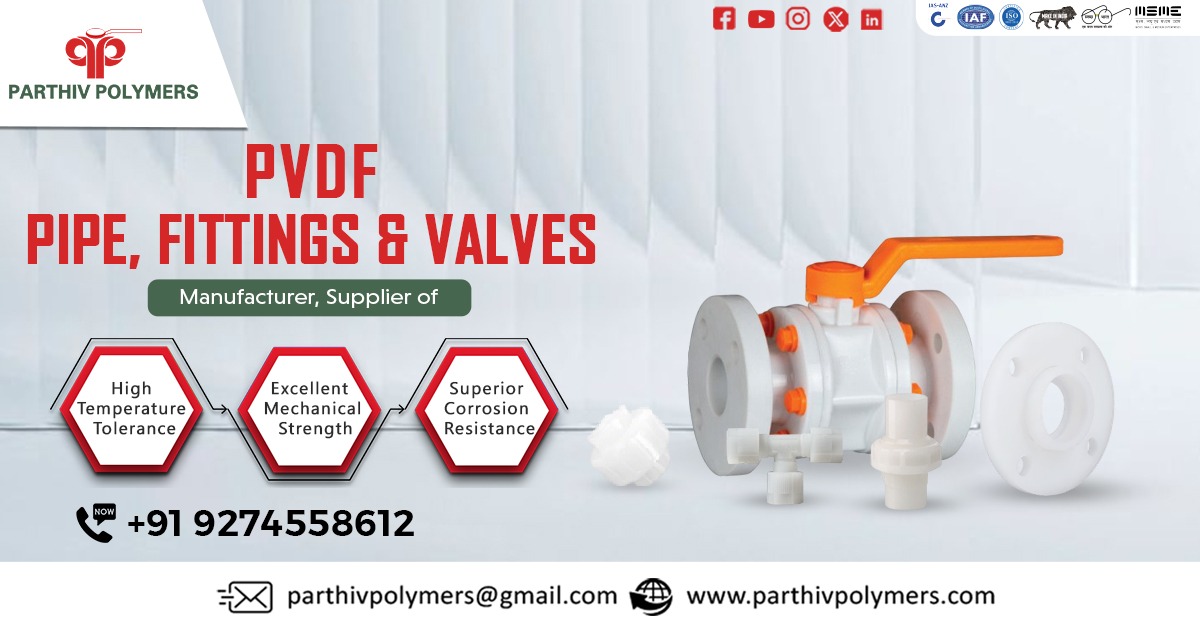 PVDF Pipe, Fitting and Valve in Assam