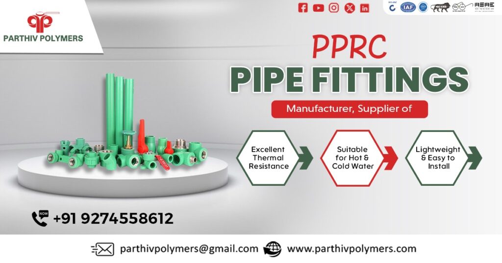 PPRC Pipe and Fitting for Hot and Cold Water Supply