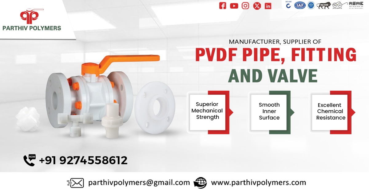High Quality PVDF Pipe, Fitting and Valve in Bihar