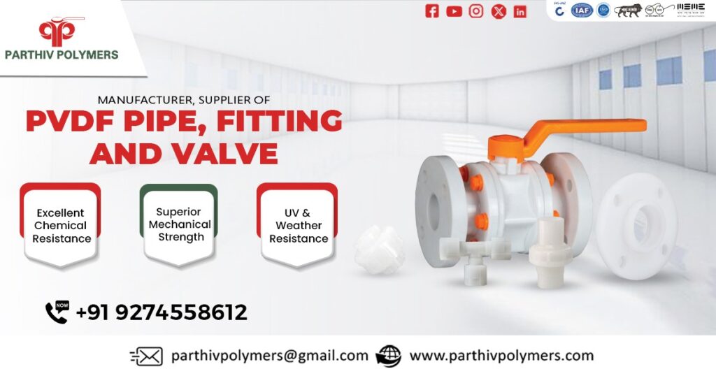 High Quality PVDF Pipe, Fitting and Valve in Uttar Prdesh