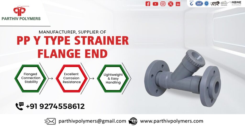 PP Y Type Strainer Flange End in Haryana