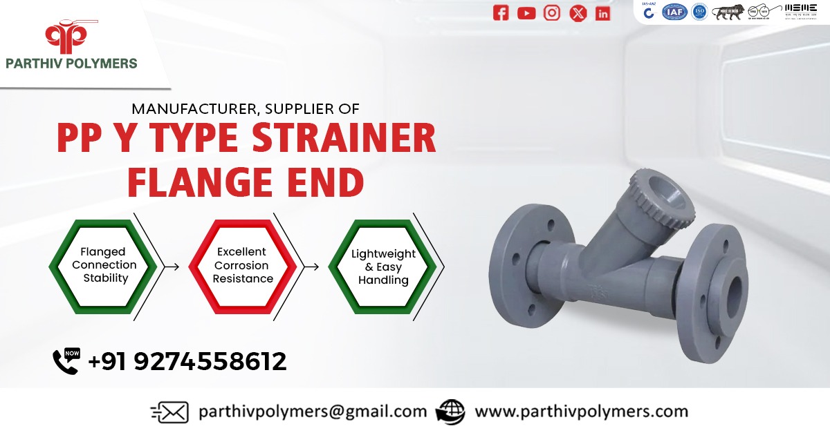 PP Y Type Strainer Flange End in Haryana