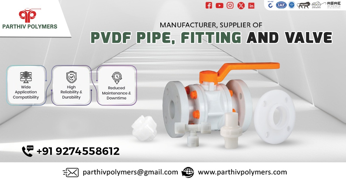 Premium Quality PVDF Pipe Fitting and Valve in Kerala
