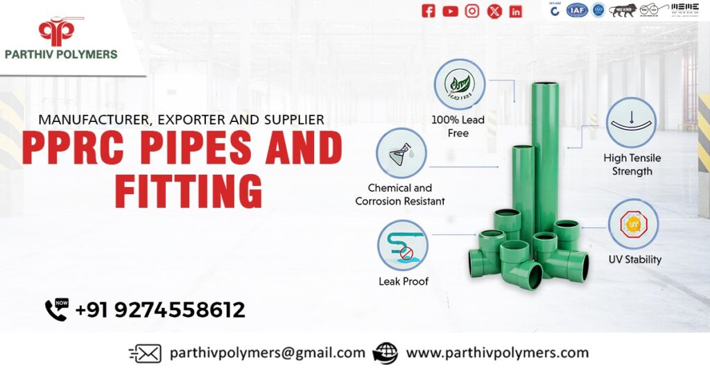 PPR Pipes and Fitting In Assam by Parthiv Polymers