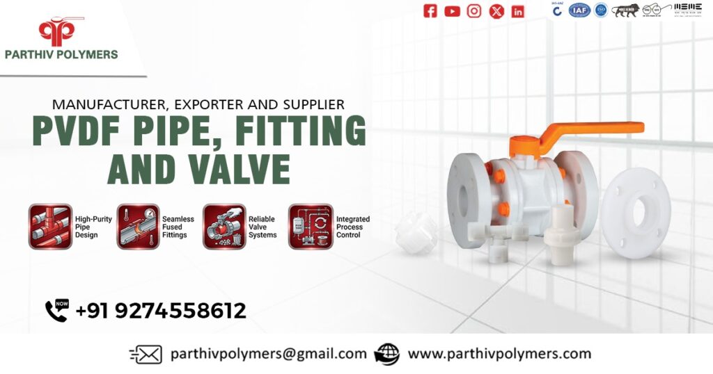 Best PVDF Pipe Fitting and Valve in Tripura by Parthiv Polymers