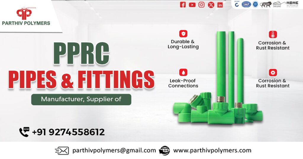 Top PPR Pipe Fitting Manufacturers in India – Parthiv Polymers Ahmedabad Gujarat