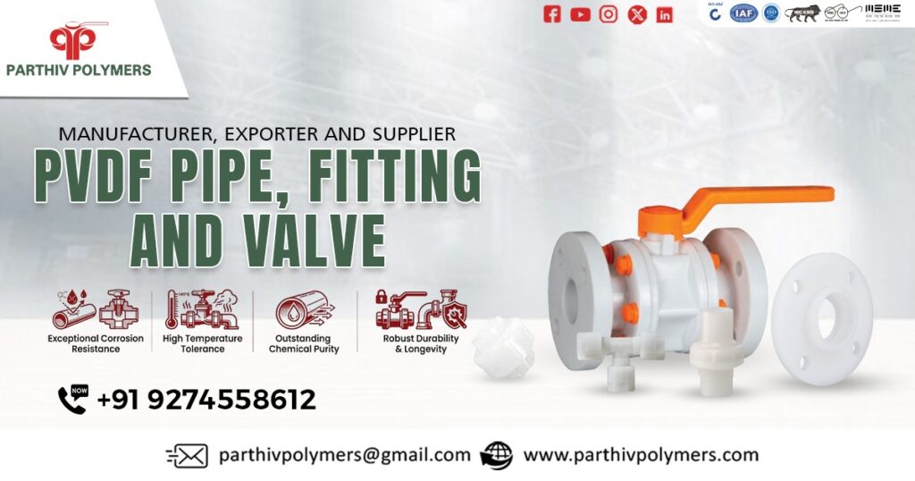 High-Quality PVDF Pipe Fittings And Valves | Parthiv Polymers