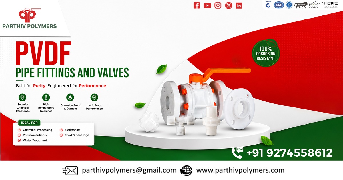 PVDF Pipe Fittings and Valves Manufacturer And Supplier In India