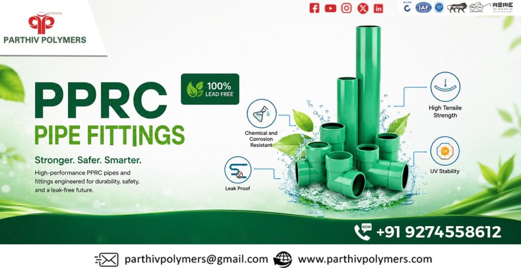 PPR Pipe Fittings Manufacturer In Gujarat | Parthiv Polymers