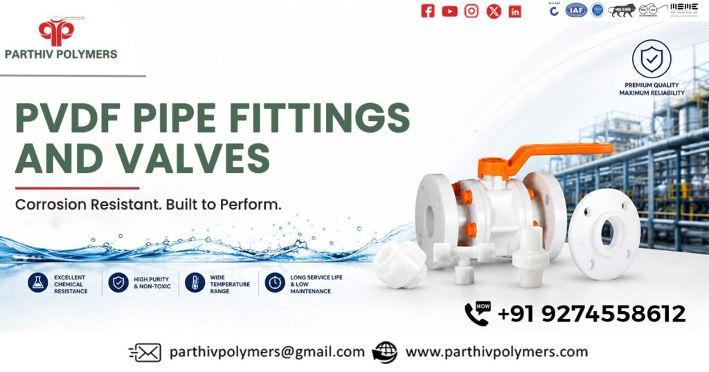 PVDF Pipe Fittings And Valves for Industrial Piping Systems In Rajasthan
