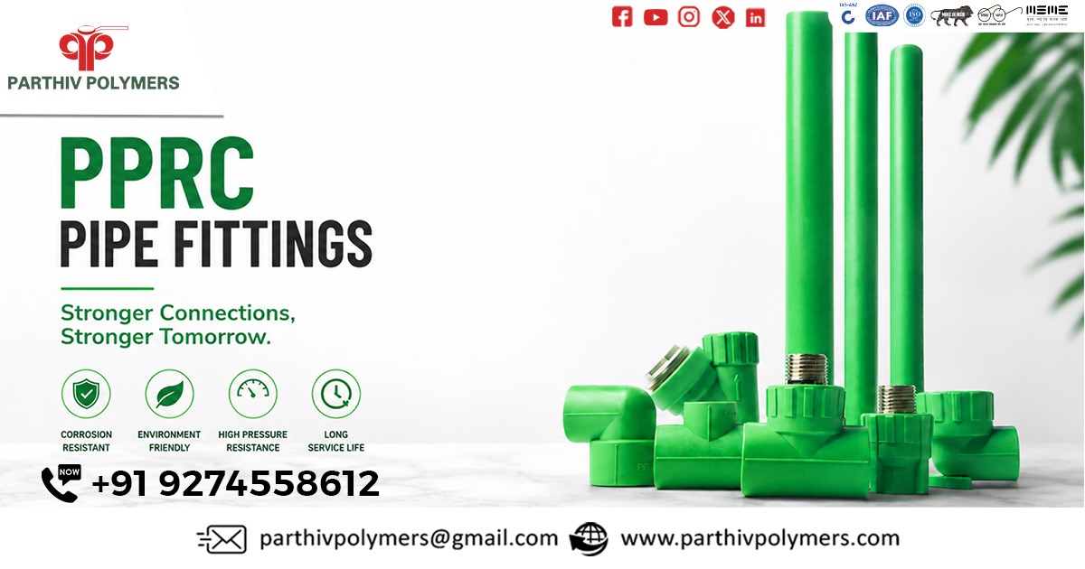 High-Quality PPR Pipe Fittings In Tamil Nadu | Parthiv Polymers