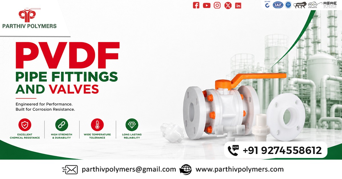 Industrial PVDF Valve and Pipe Fittings Supplier in Tamil Nadu