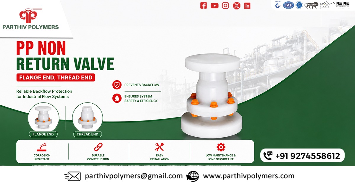 PP Non Return Valve Flange End, Thread End In Himachal Pradesh